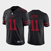 Nike 49ers 11 Brandon Aiyuk Black 2020 NFL Draft First Round Pick Vapor Untouchable Limited Jersey,baseball caps,new era cap wholesale,wholesale hats